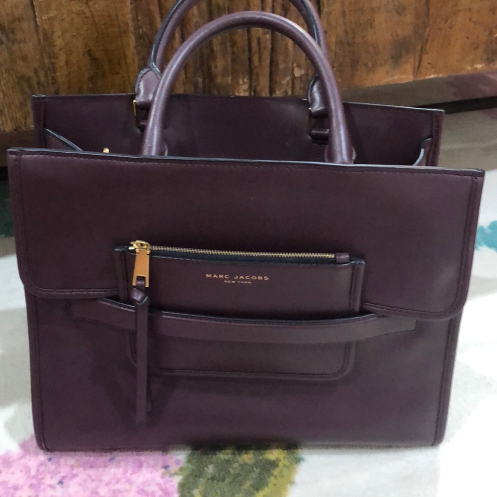 Deep purple tote